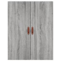 Berkfield Home Wall Mounted Cabinets 2 pcs Grey Sonoma 69.5x34x90 cm - thumbnail 6