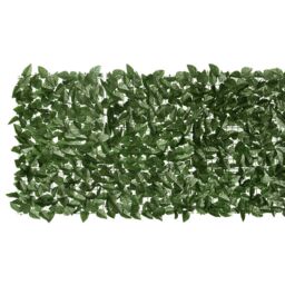 Berkfield Home Balcony Screen with Dark Green Leaves 200x75 cm - thumbnail 3