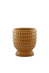 KDMD Yellow Hortus Hobart Footed Pot 15x14.5cm - Size: 15x14.5 cm - thumbnail 2