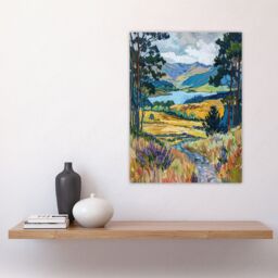 "Artery8 Loch Lomond Scottish Landscape Nature Lover Wall Art Print - Size: W12"" x H16""" - thumbnail 4