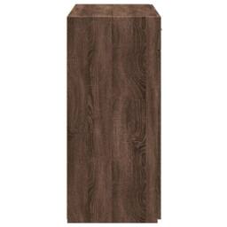 Berkfield Home Sideboard Brown Oak 80x42.5x93 cm Engineered Wood - thumbnail 5