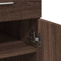 Berkfield Home Sideboard Brown Oak 80x42.5x93 cm Engineered Wood - thumbnail 8