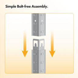 VonHaus 5 Tier Garage Shelving Units in Silver - thumbnail 8