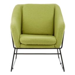 Orsina Green Chair, Velvet Bedroom Chair, Stain-Resistant Armchair for Living Room, Versatile Lounge Chair - thumbnail 7