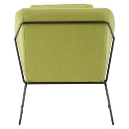 Orsina Green Chair, Velvet Bedroom Chair, Stain-Resistant Armchair for Living Room, Versatile Lounge Chair - thumbnail 4