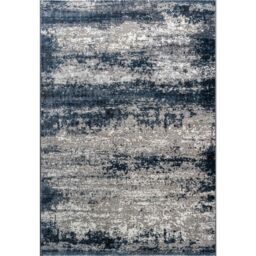 The Rug Shop UK Abstract Blue Modern Easy to Clean Machine Made Area Rug - Size: 200 cm x 290 cm - thumbnail 1