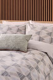 Nalu Nicole Scherzinger 'Pohaku' Cotton Duvet Cover Set in Beige - Size: Super King - thumbnail 2