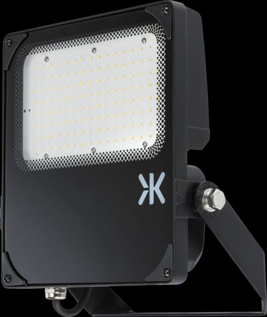 Netlighting Knightsbridge 230V IP66 IK08 High Lumen 100W Floodlight 4000K FLHL100 in Black - image 1