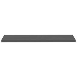 Berkfield Home Durable Floating Wall Shelves 4 pcs High Gloss Grey 120x23.5x3.8 - thumbnail 5