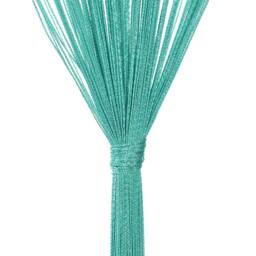 Berkfield Home String Curtains 2 pcs Turquoise 140x250 cm - thumbnail 7