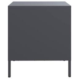 Berkfield Home Timeless Bedside Cabinets¬†2 pcs Anthracite 35x39x43.5 cm Steel in Dark Grey - thumbnail 7