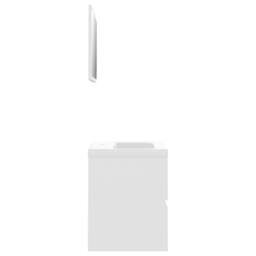 Berkfield Home Bathroom Furniture Set White Engineered Wood - thumbnail 5