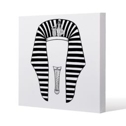 Benjamin Tate Design Tutankhamun (Canvas Print) / 114 x 114 x 4cm in Natural - Size: 114 x 114 x 4 cm - thumbnail 1