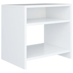 Berkfield Home Bedside Cabinets 2 pcs White 40x30x40 cm Engineered Wood - Size: 40 x 30 x 40 cm - thumbnail 4