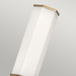 Netlighting Hinkley Facet Integrated LED Bathroom Wall Lamp Heritage Brass 3000K IP44 in Yellow - thumbnail 2