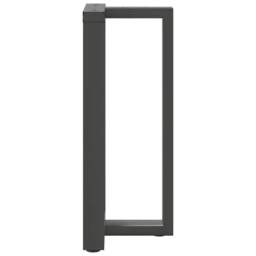 Berkfield Home Modern Bar Table Legs T-Shaped¬†2 pcs Anthracite 50x35x(90-91) cm in Dark Grey - thumbnail 5