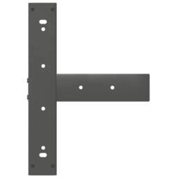 Berkfield Home Modern Bar Table Legs T-Shaped¬†2 pcs Anthracite 50x35x(90-91) cm in Dark Grey - thumbnail 7