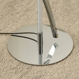Pagazzi Hyde Chrome & Crystal Led Floor Lamp in Silver - thumbnail 5