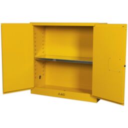 Loops Flammable Substance Storage Cabinet - 1095mm x 460mm x 1120mm - 3-Point Key Lock - thumbnail 5