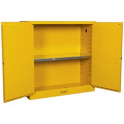 Loops Flammable Substance Storage Cabinet - 1095mm x 460mm x 1120mm - 3-Point Key Lock - thumbnail 4