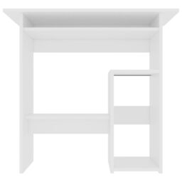 Berkfield Home Desk White 80x45x74 cm Engineered Wood - Size: 80 x 45 x 74 cm - thumbnail 5
