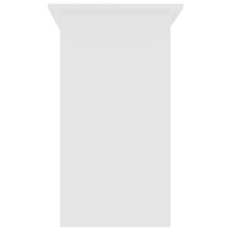 Berkfield Home Desk White 80x45x74 cm Engineered Wood - Size: 80 x 45 x 74 cm - thumbnail 6