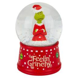 VFM e-Store Grinch Christmas Snow Globe Festive Ornament Gift 14cm x 10cm Red X 1 - Size: 14 cm x 10 cm - thumbnail 1