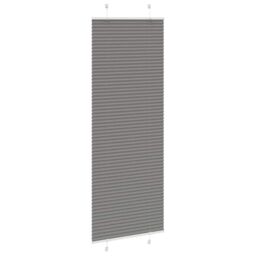 Berkfield Home Pleated Blind Anthracite 70x200 cm Fabric Width 69.4 cm Polyester in Black - thumbnail 3