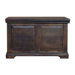 Jaipur Furniture Ltd Large Box - Mango Wood - L50 x W80 x H50 cm - Dark Finish in Brown - thumbnail 2