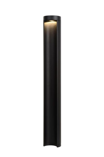 Lucide 'COMBO' Non Dimmable Decorative Tall Outdoor Modern LED Bollard Light in Black - image 1