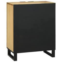 Berkfield Home Sideboard - 60 x 33.5 x 75 cm, crafted from solid mango wood in Brown - Size: 60 x 33.5 x 75 cm - thumbnail 5