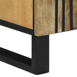 Berkfield Home Sideboard - 60 x 33.5 x 75 cm, crafted from solid mango wood in Brown - Size: 60 x 33.5 x 75 cm - thumbnail 8
