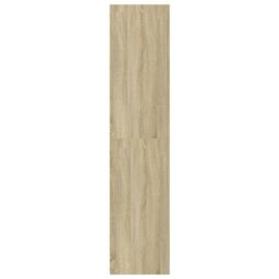 Berkfield Home Highboard Sonoma Oak 50x41x185 cm Engineered Wood in Brown - Size: 50 x 41 x 185 cm - thumbnail 5