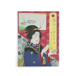 "Artery8 Kogiku In Saruwaka Cho Canvas Wall Art Print Toyohara Kunichika - Size: W18"" x H24""" - thumbnail 1