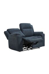 More4Homes Orka 2+3 Seater Fabric Manual Recliner Sofa Set in Blue - thumbnail 7