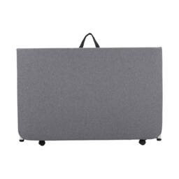 EONLION Single Foldable Folding Bed & Mattress in Grey - thumbnail 5