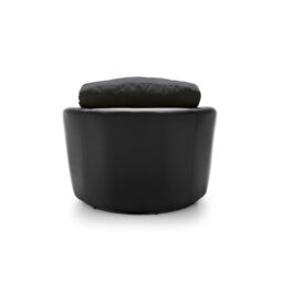 Abakus Direct Dylan Swivel Chair in Black - thumbnail 4