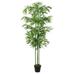 Berkfield Home Artificial Bamboo Tree 240 Leaves 80 cm Green - thumbnail 1