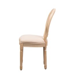 Nordlys Set of 2 Classic Wooden Dining Room Chairs in Beige - thumbnail 9