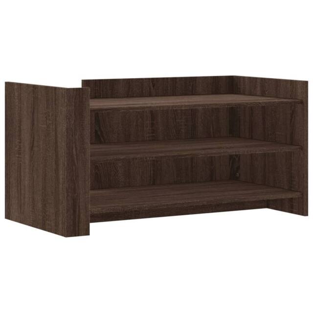 Berkfield Home Coffee Table Brown Oak 100x50x50 cm Engineered Wood - Size: 100 x 50 x 50 cm - image 1