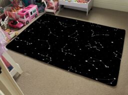 Benjamin Tate Design Zodiacal Constellations Designer Rug in Natural - Size: Large - thumbnail 2