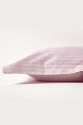 Homescapes Egyptian Cotton Ultrasoft King Size Oxford Pillowcase 330 TC in Dusty Pink - thumbnail 2