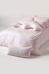 Homescapes Egyptian Cotton Ultrasoft King Size Oxford Pillowcase 330 TC in Dusty Pink - thumbnail 5