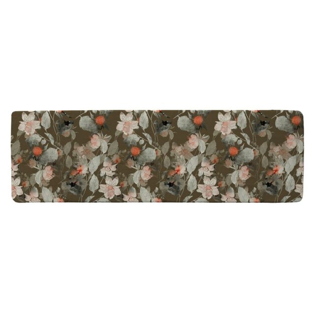 Benjamin Tate Design Imprint Fantastic Paint Bouquet Runner Rug in Natural - Size: 67 cm x 230 cm - image 1