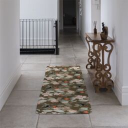 Benjamin Tate Design Imprint Fantastic Paint Bouquet Runner Rug in Natural - Size: 67 cm x 230 cm - thumbnail 3