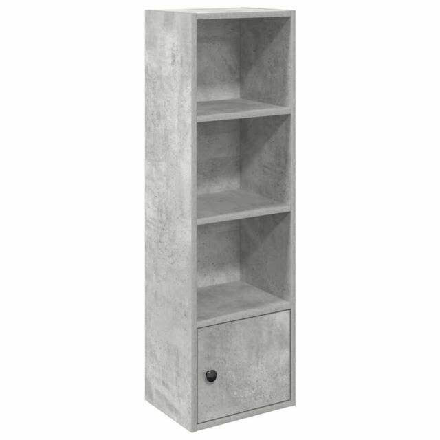 Berkfield Home Bookcase Concrete Grey 31x24x102 cm Engineered Wood - Size: 31 x 24 x 102 cm - image 1