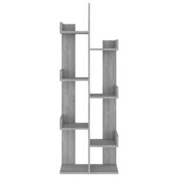 Berkfield Home Book Cabinet 48x25.5x140 cm Grey Sonoma Engineered Wood - thumbnail 3
