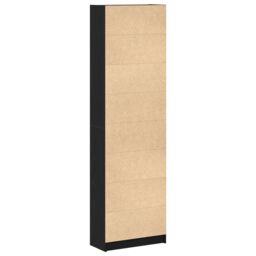 Berkfield Home Wardrobe Black Oak 55x25x189 cm Engineered Wood - Size: 55 x 25 x 189 cm - thumbnail 8