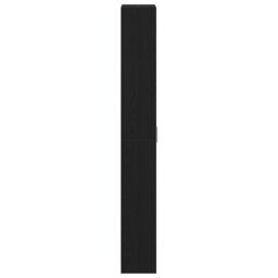 Berkfield Home Wardrobe Black Oak 55x25x189 cm Engineered Wood - Size: 55 x 25 x 189 cm - thumbnail 7