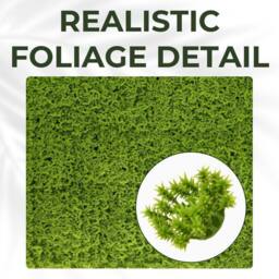 Ark Mat Moss Artificial Plant Wall Panel 1x1m - Indoor & Outdoor Use in Green - thumbnail 5